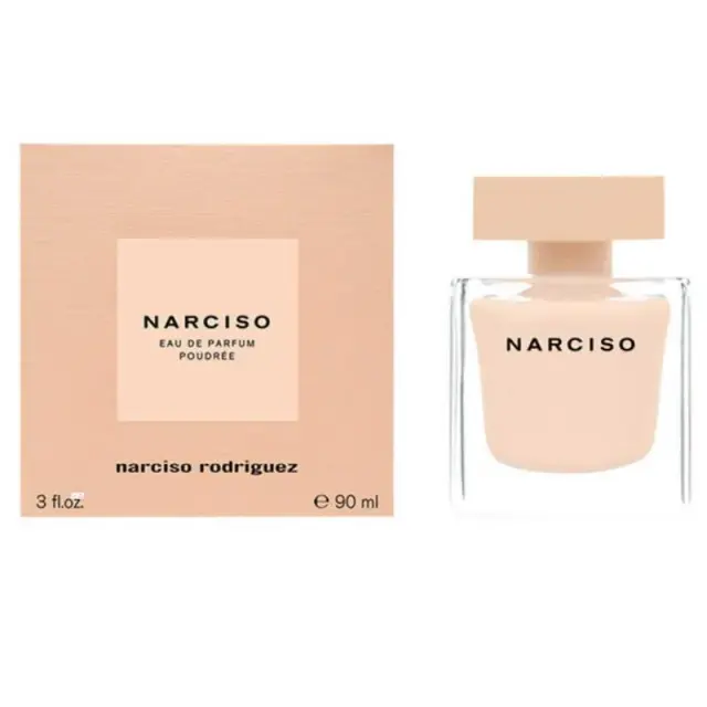 An image of Narciso rodriguez Poudree perfume with its box