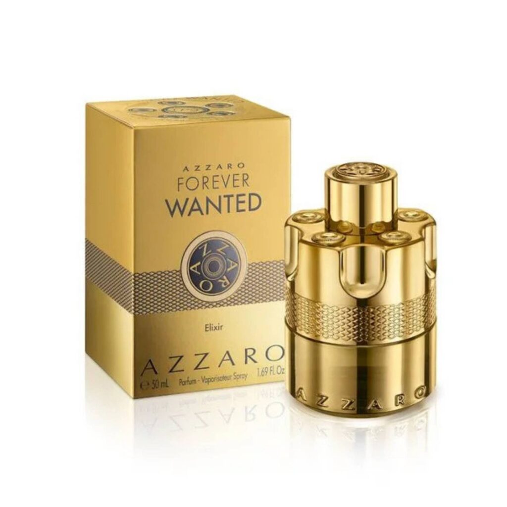 An image of Azzaro forever wanted elixir perfume with its box