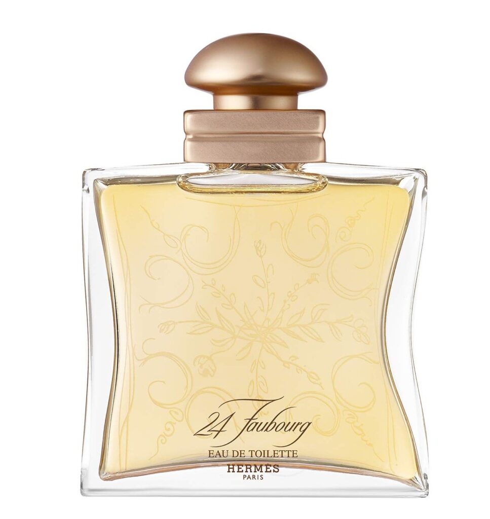 Bottle of Hermès 24 Faubourg perfume