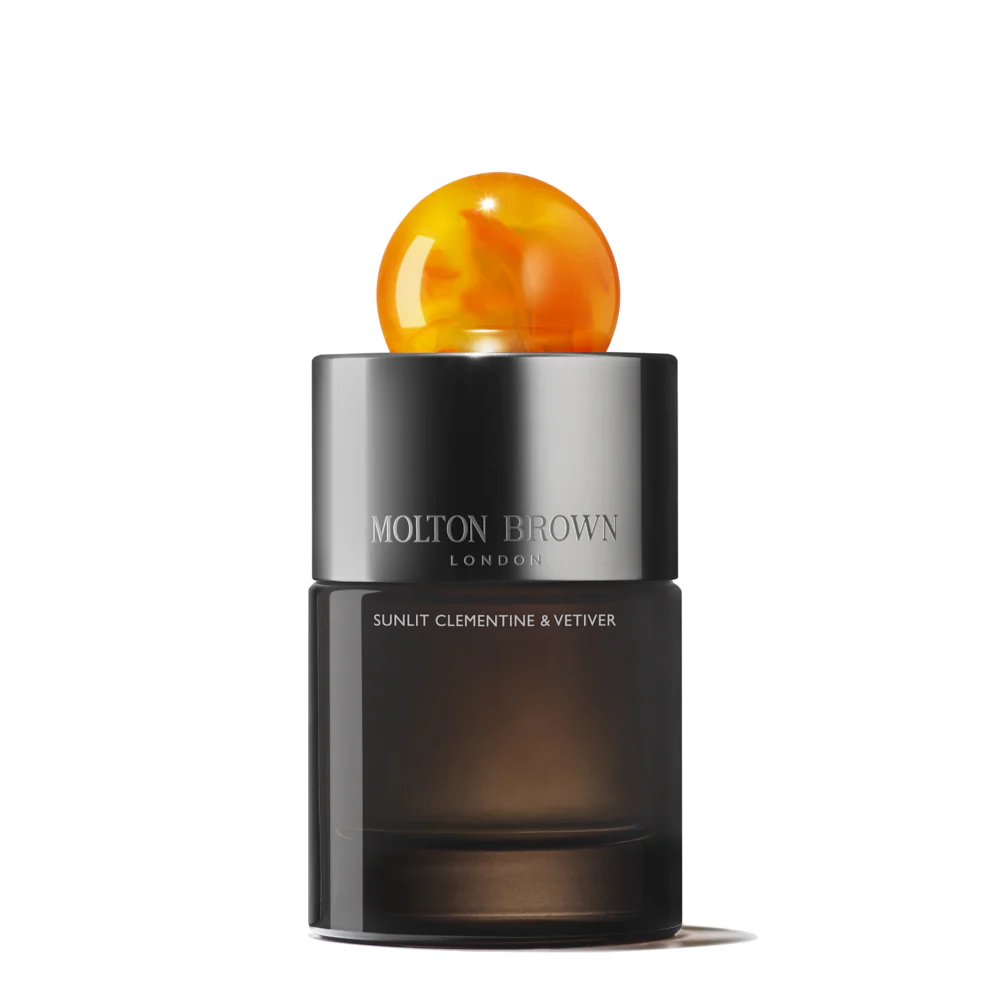 An image of molton brown sunlit clementine vetiver perfume