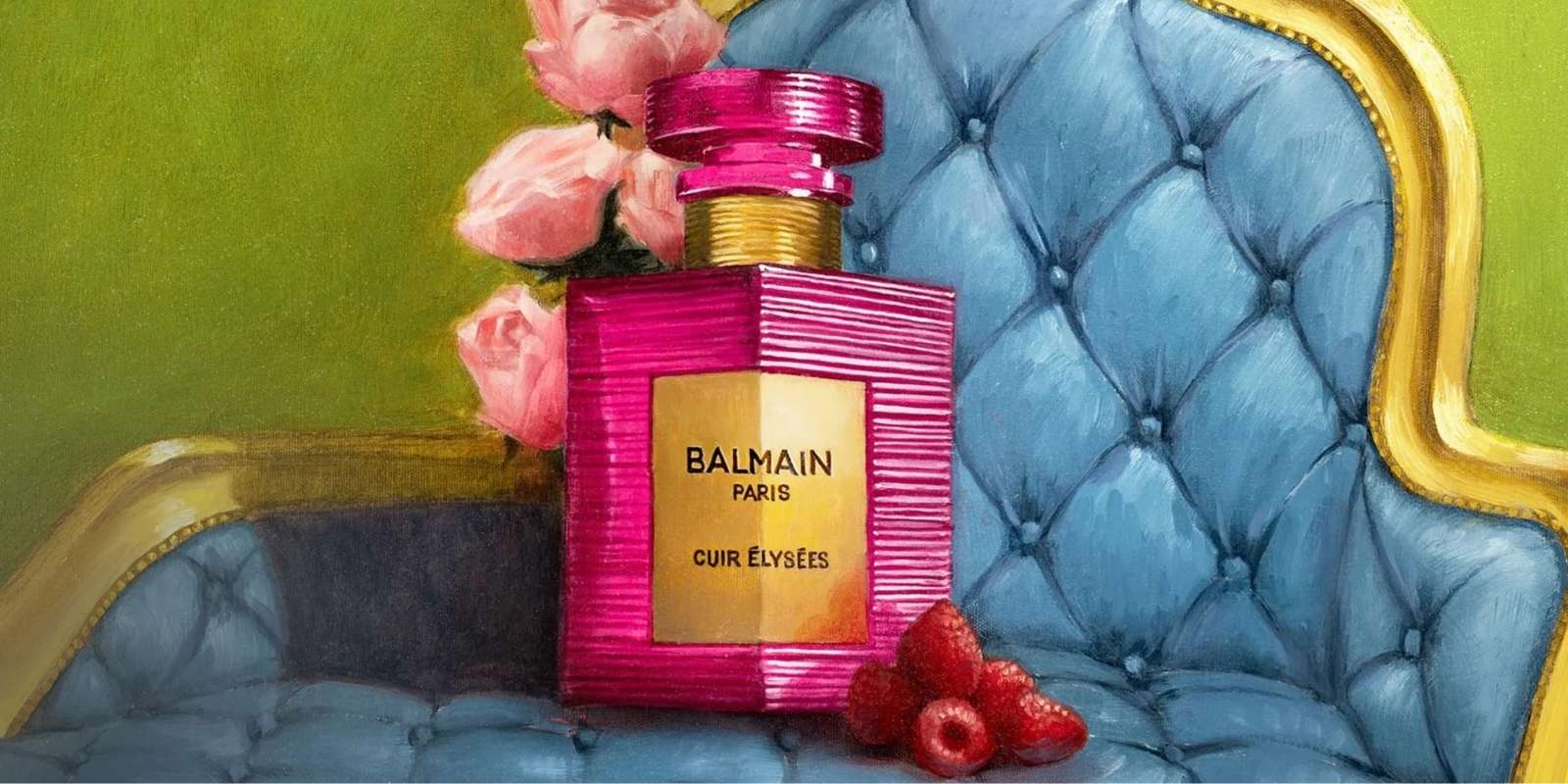 An image of Balmain cuir elysees perfume