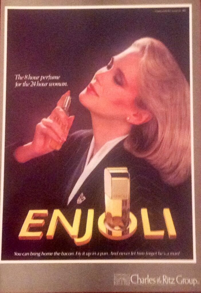 An image of charlie perfume ad in the 90s