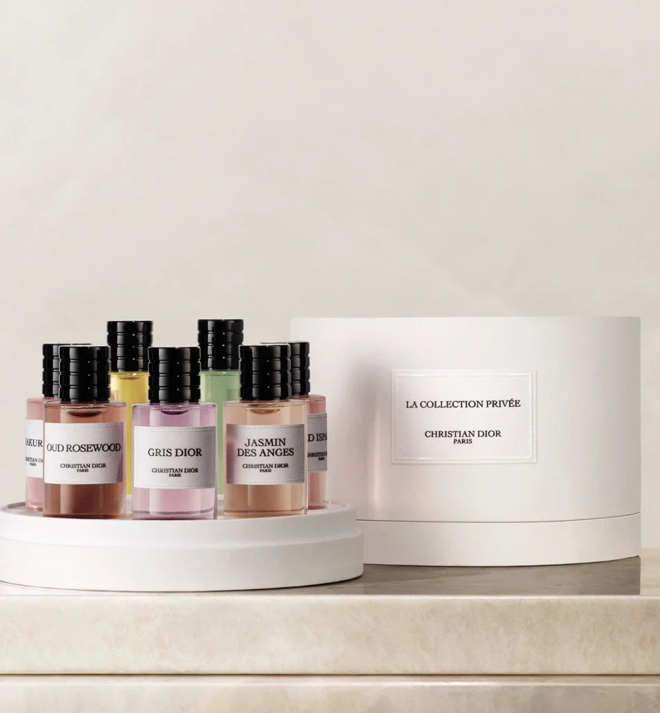 An image of Dior perfumers set of perfumes