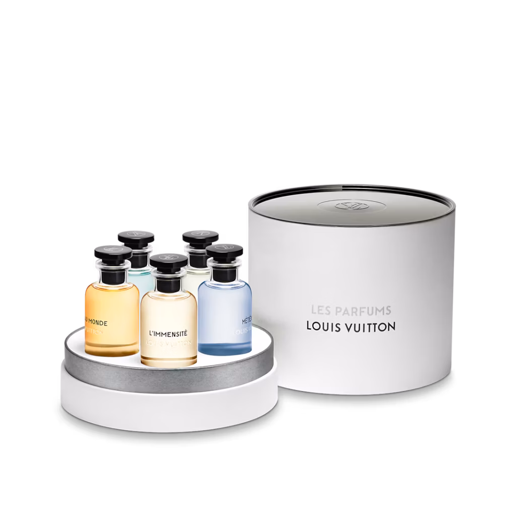 An image of Miniature set perfumes by Louis Vuitton