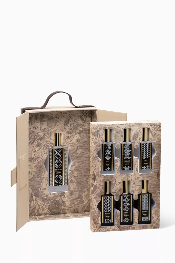 An image of Memo perfues Abu Dhabi essences set