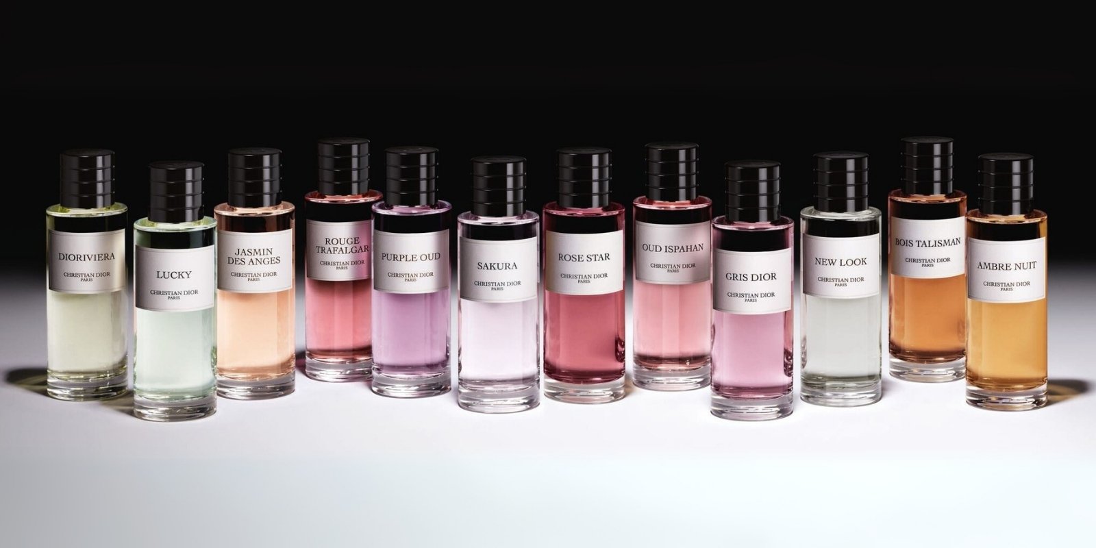 An image of Different Dior privee perfumes