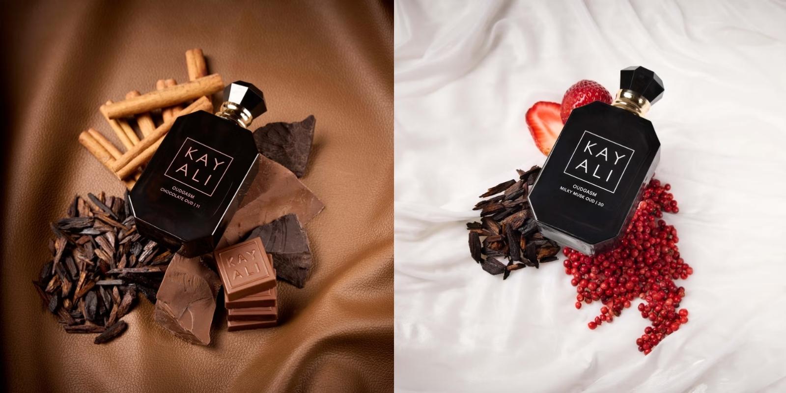 An image of Kayali chocolate oud and milky musk perfume
