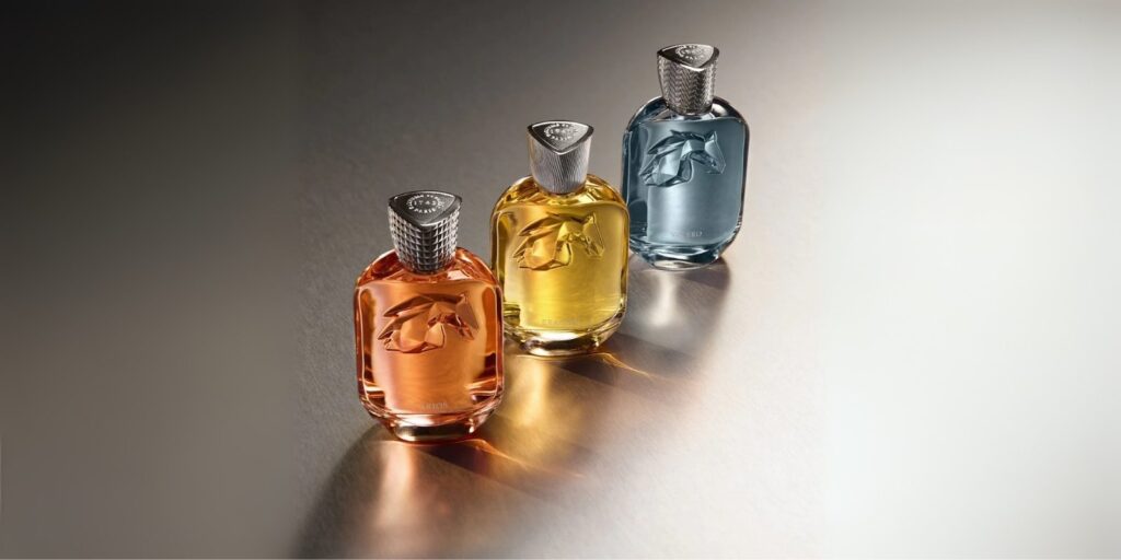 An image of Parfums de Marly Les Extraits Collection of perfumes