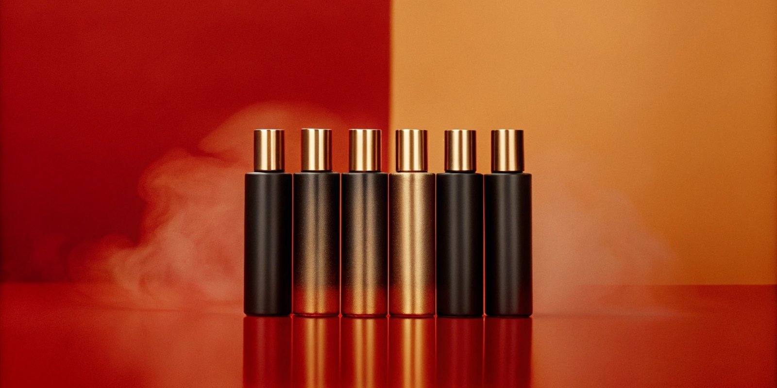 An image of a set of perfumes