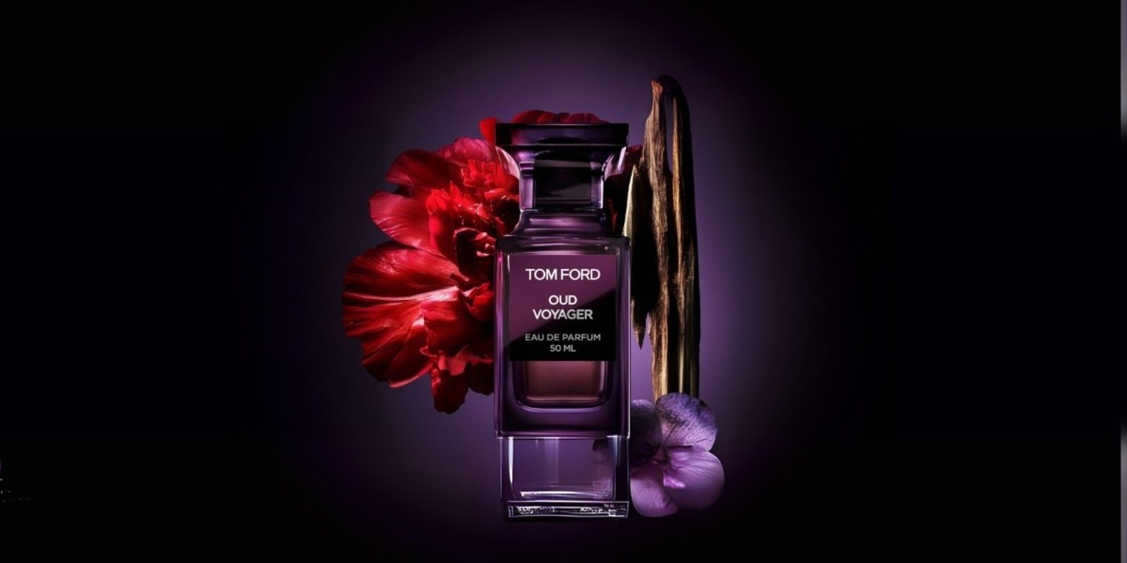 A header image of the newly launched Tom Ford Oud voyager