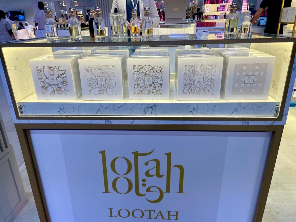 An image of Lootah perfumes at the emirates perfumes and oud exhibition
