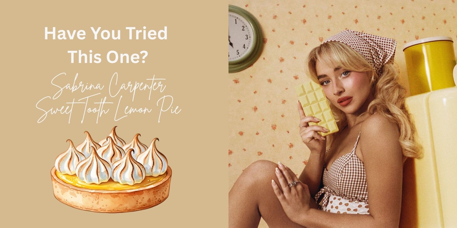 Sabrina Carpenter Sweet Tooth Lemon Pie