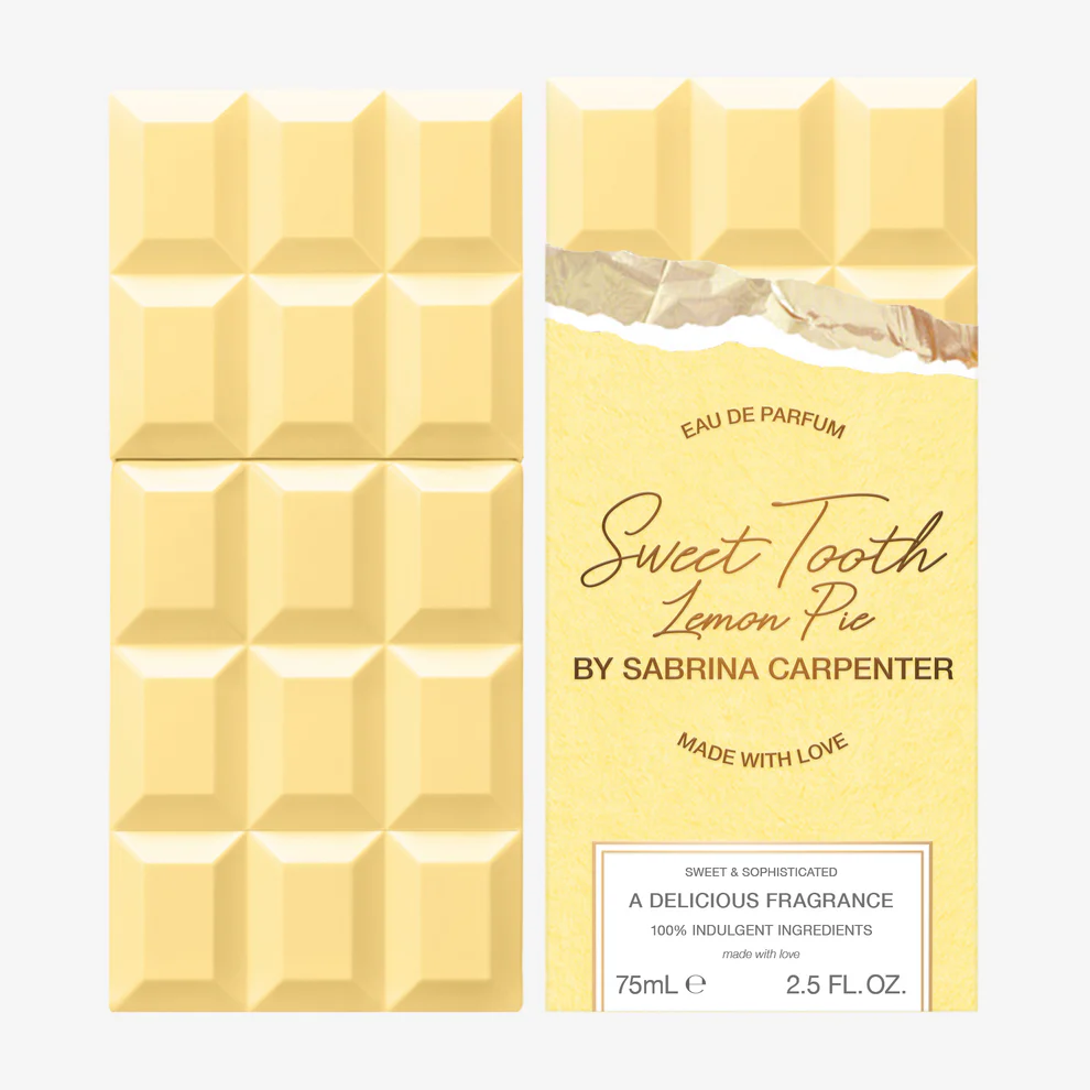 An image of Sabrina Carpenter sweet tooth lemon pie perfume