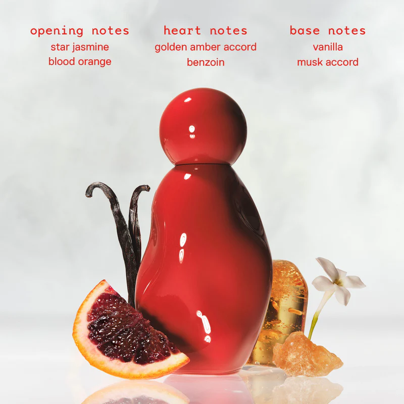 An image of Kylie cosmetics cosmic intense perfume notes