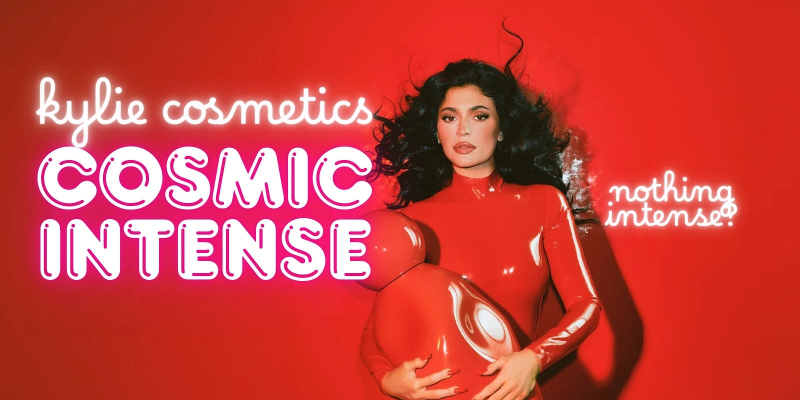 An image of Kylie Jenner with the perfume