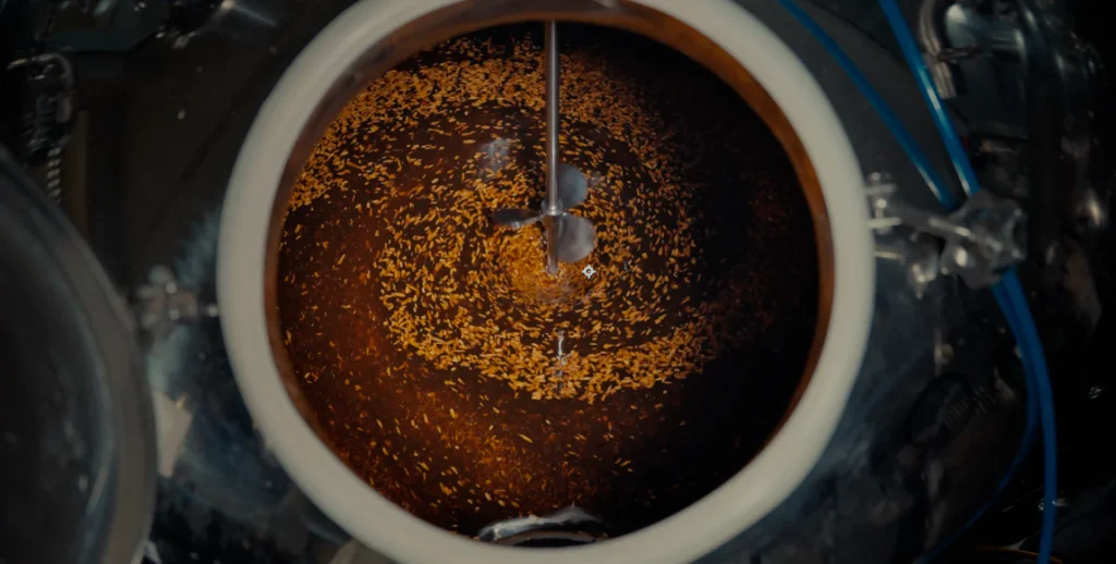 An image of the double infusion process used in Amouage perfumes