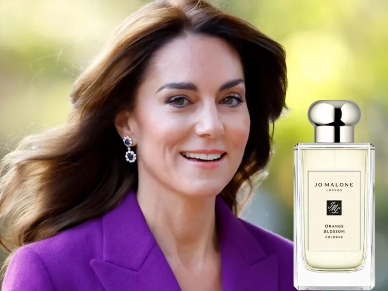 An image of Kate Middleton and her favorite perfume