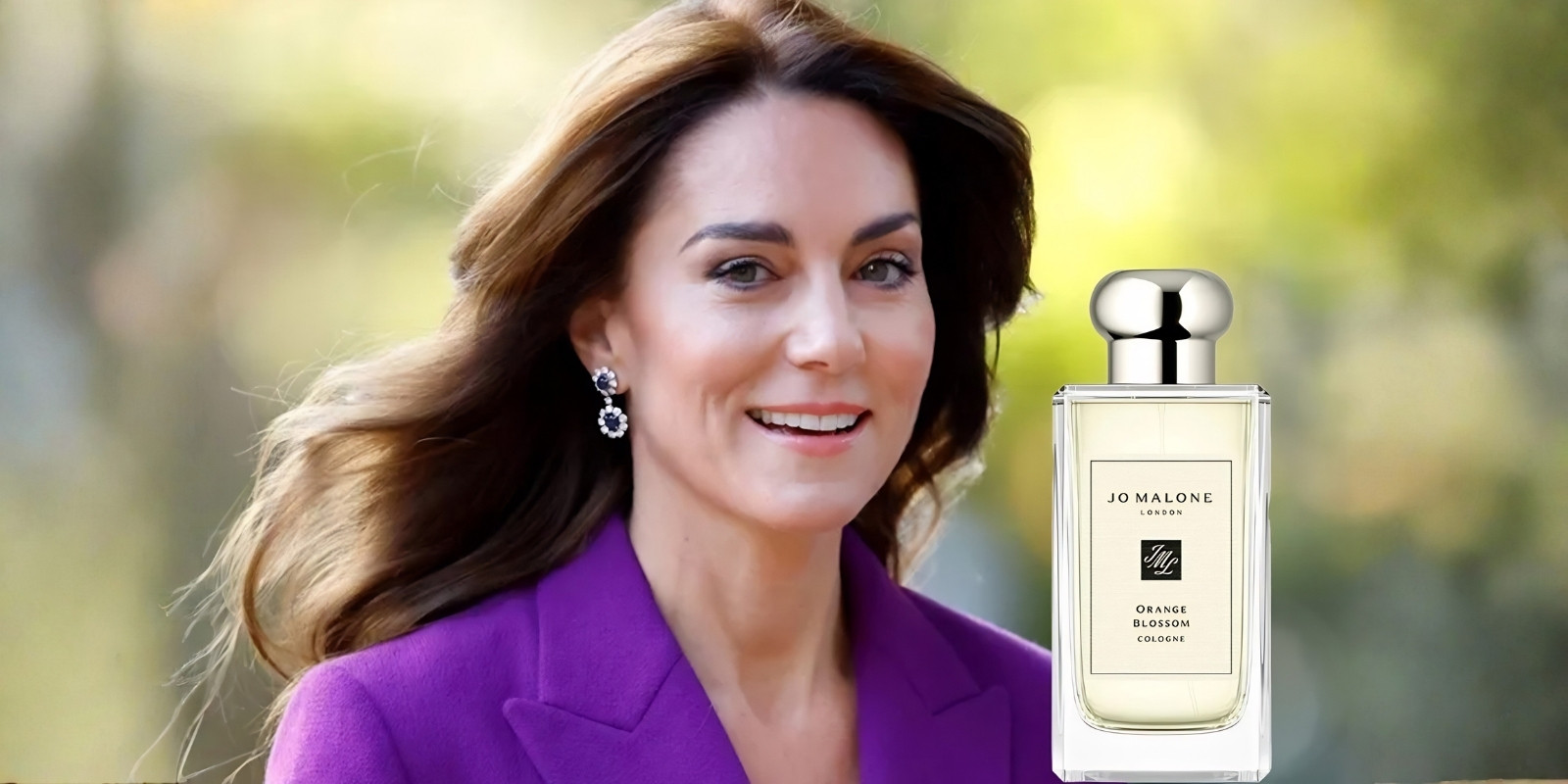 An image of Kate Middleton and her favorite perfume