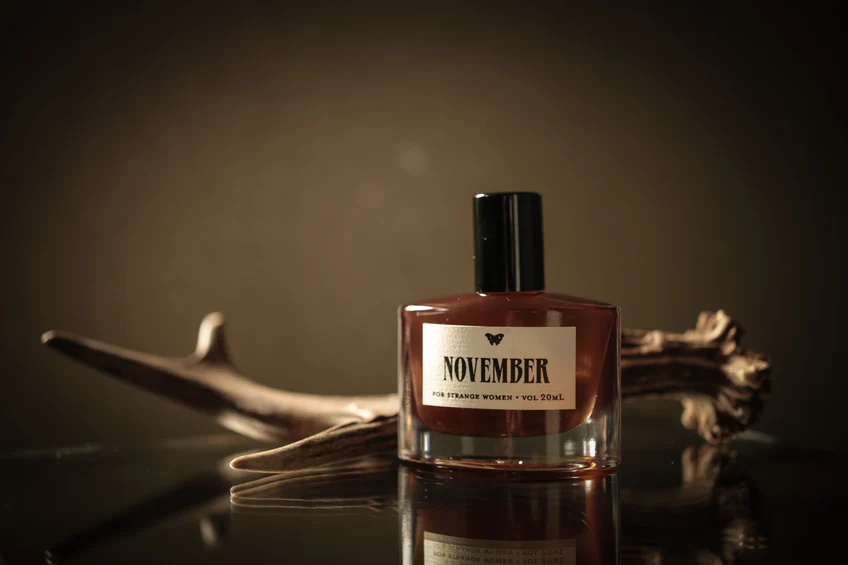 An image of For strange women november perfume