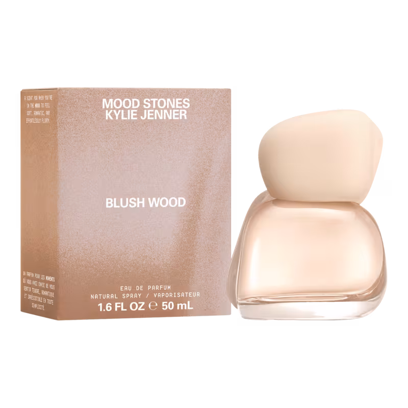 kylie cosmetics blush wood perfume pink bottle